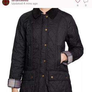 Women’s Barbour Tartan Jacket  Size Large